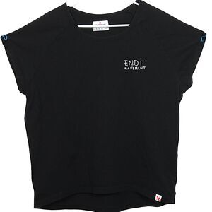 Known Supply End It Movement Organic Cotton T-Shirt In Black Size Large